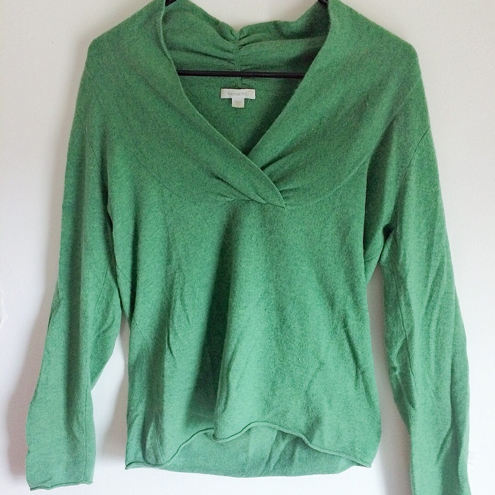 Garnet Hill 100% Cashmere Women's Sweater, Large